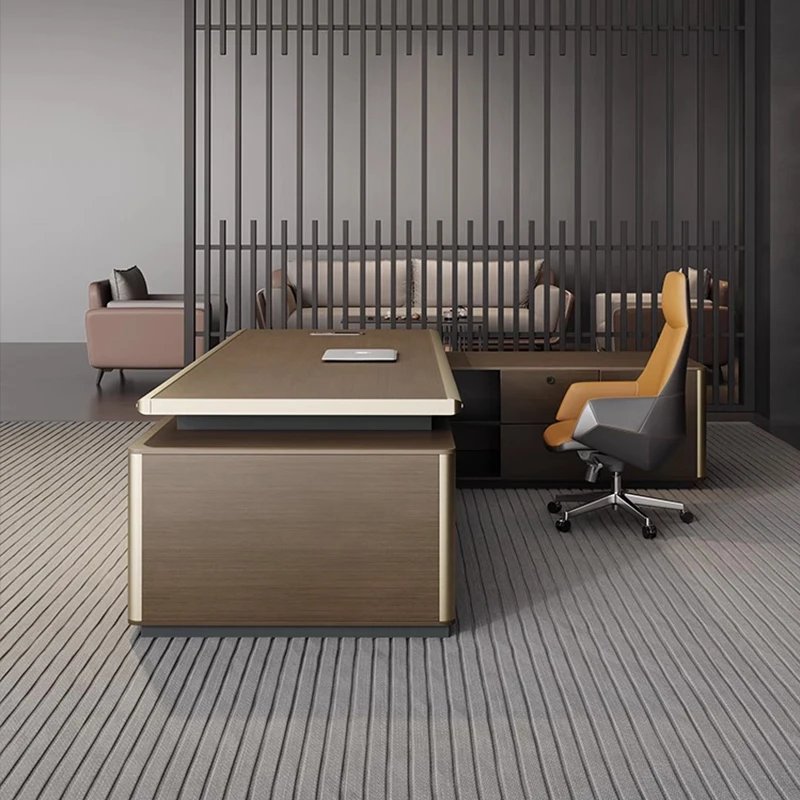 美的ミニマリストオフィスデスクオーガナイザー受付L字型コンピュータオフィスデスクディスプレイ北欧エスクリバニーナ家庭用家具