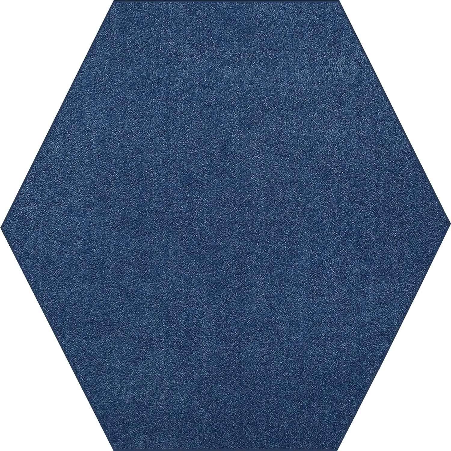 

Pet Friendly Solid Color Area Rugs Royal - 7' Hexagon, Indoor, Stain & Fade Resistant, Perfect for Living Room, Bedroom