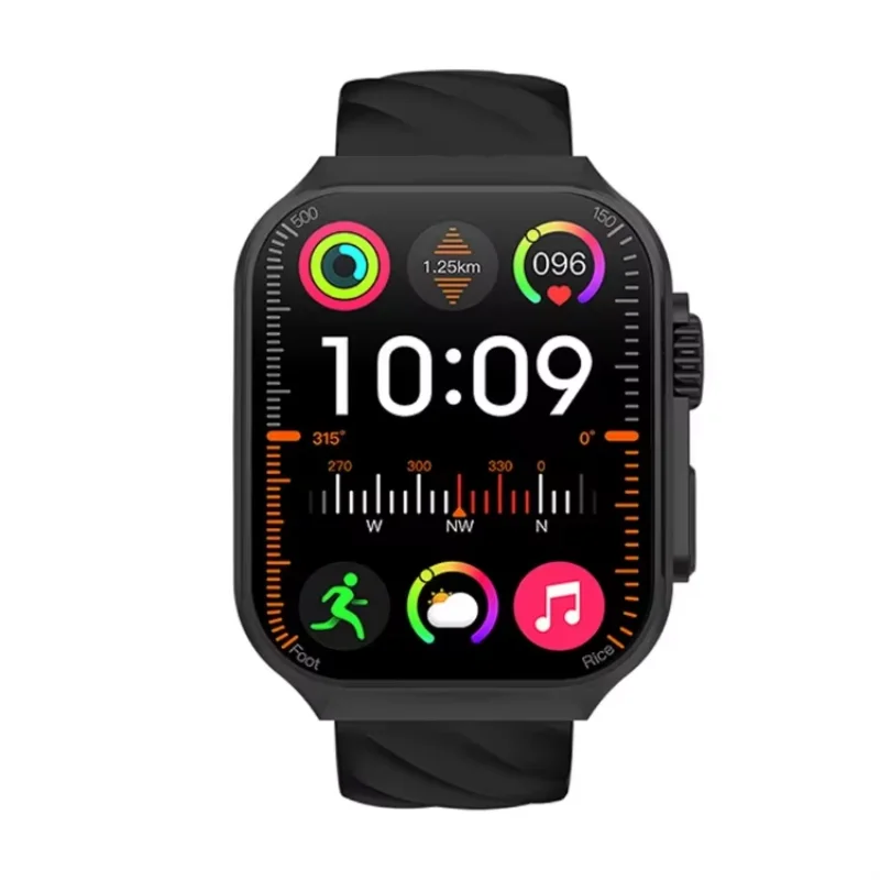 2025 B7 4g Smartwatch 2.04 Polegadas Amoled 650mAh NFC À Prova D 'Água Carregamento Sem Fio Esportes Saúde Smartwatch