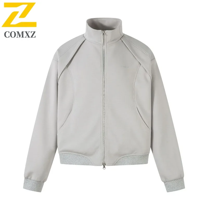 

COMXZ Мужская одежда Куртки 2025 Рабочая поездка Новая корейская ветровка для офиса и поездок на работу Куртка для повседневной прогулки Легкое дизайнерское пальто