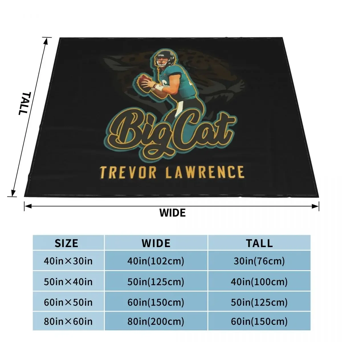 Trevor Lawrence T-ShirtTrevor Lawrence_ Big Cat Throw Blanket Blankets Sofas Of Decoration Baby Soft Plush Plaid Blankets