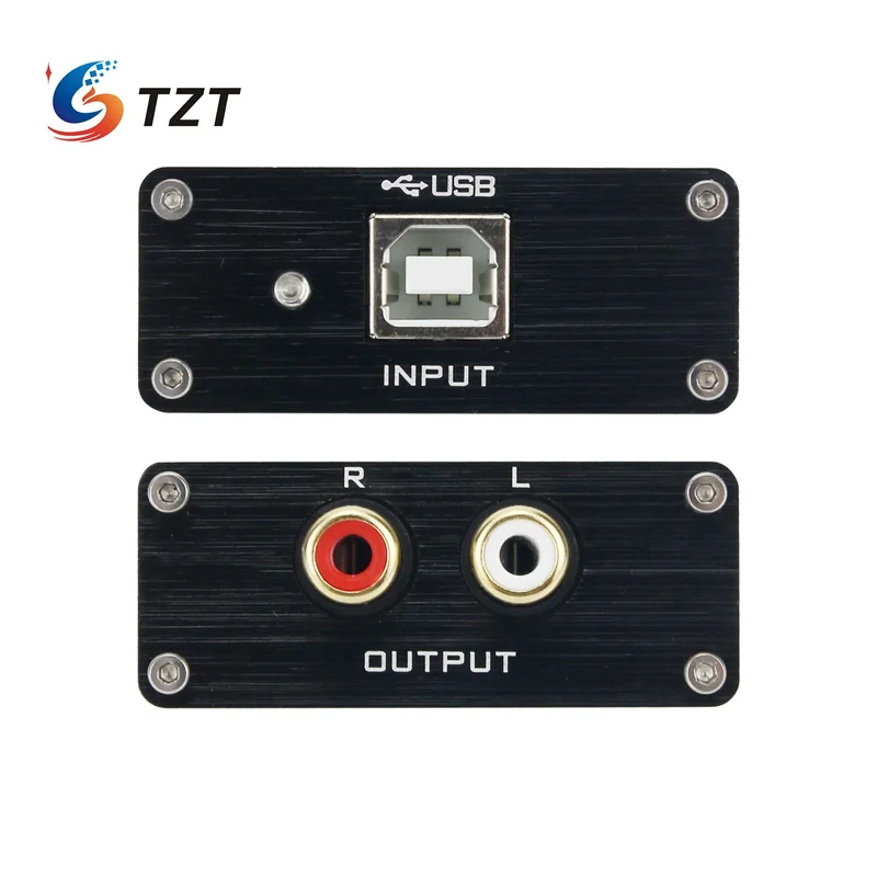 TZT Đinh Bóng D2-MINI HIFI USB DAC Bộ Giải Mã Card Âm Thanh USB ES9018K2M Cho Hoạt Động Loa Khuếch Đại