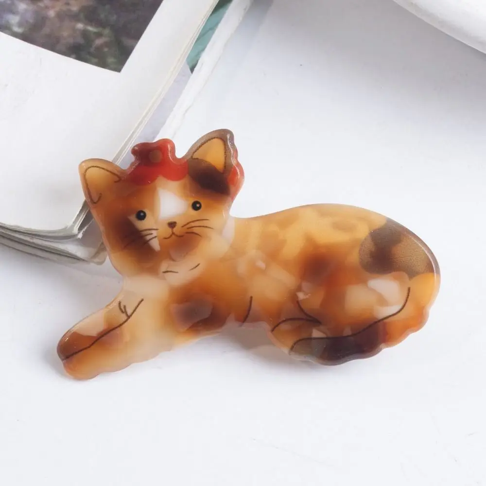 Cute Puppy Cat Hair Clip Y2K PVC Animal Hairpin for Women Girls Personalized Duckbill Clip Creative Dog Bangs Clip