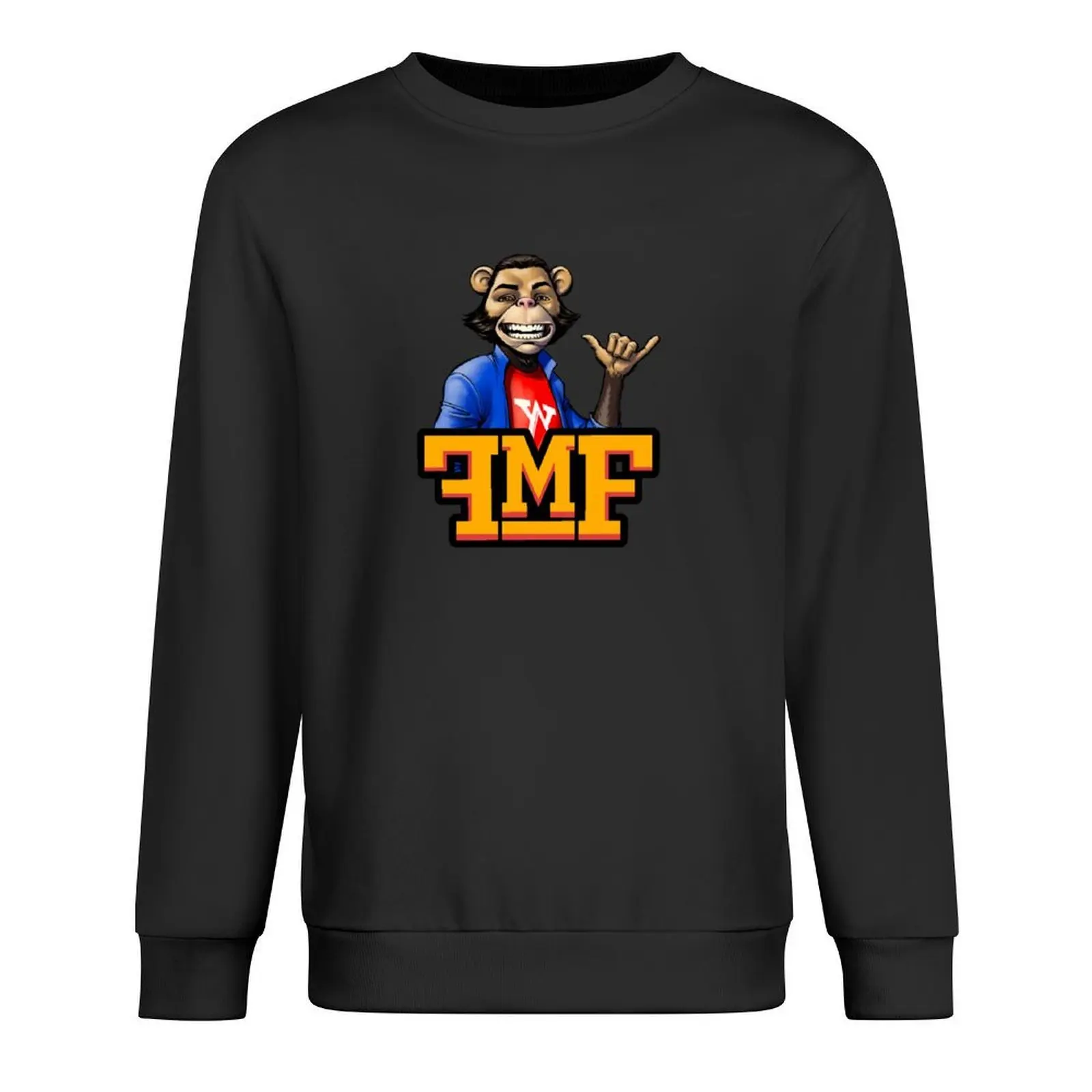 

Funky Monkey Frat House Logo and Mike Monkey Pullover anime clothes mens clothing autumn new products men's sweatshirt