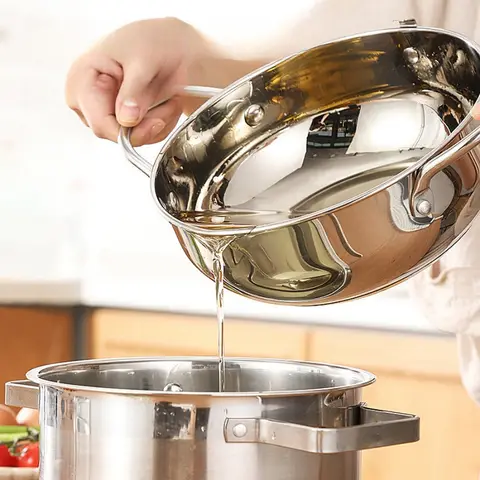 Deep Frying Pot with Thermometer&Lid for Kitchen Stainless Steel Pans Japanese Tempura Fryer Pan Fried Chicken Pot Cooking Tool