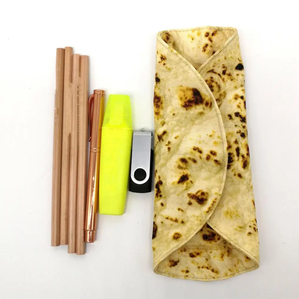 Keep Tidy Lightweight Students Tortilla Roll Pen Storage Bag Organizer Daily Use