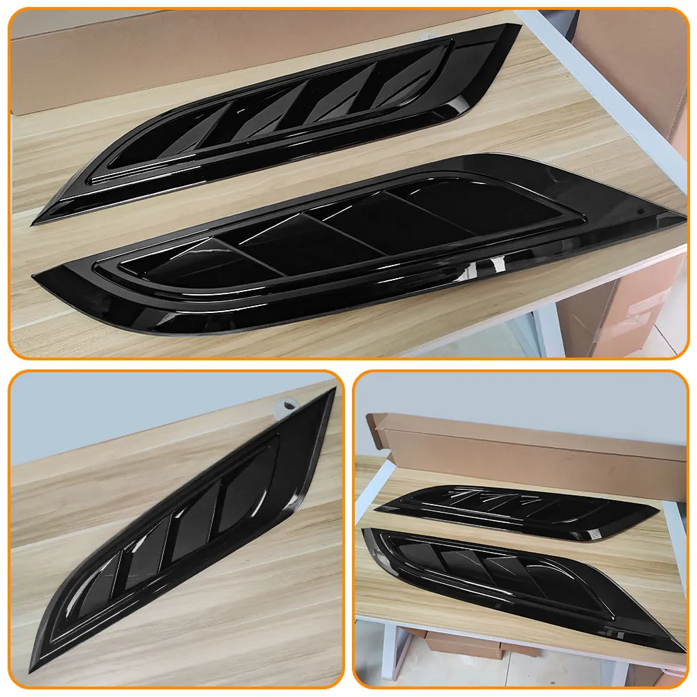 قطع غيار السيارات سيارة بونيه الجانبين لوحة الكسوة هود تنفيس يغطي لاند روفر المدافع 110 90 2023 2024