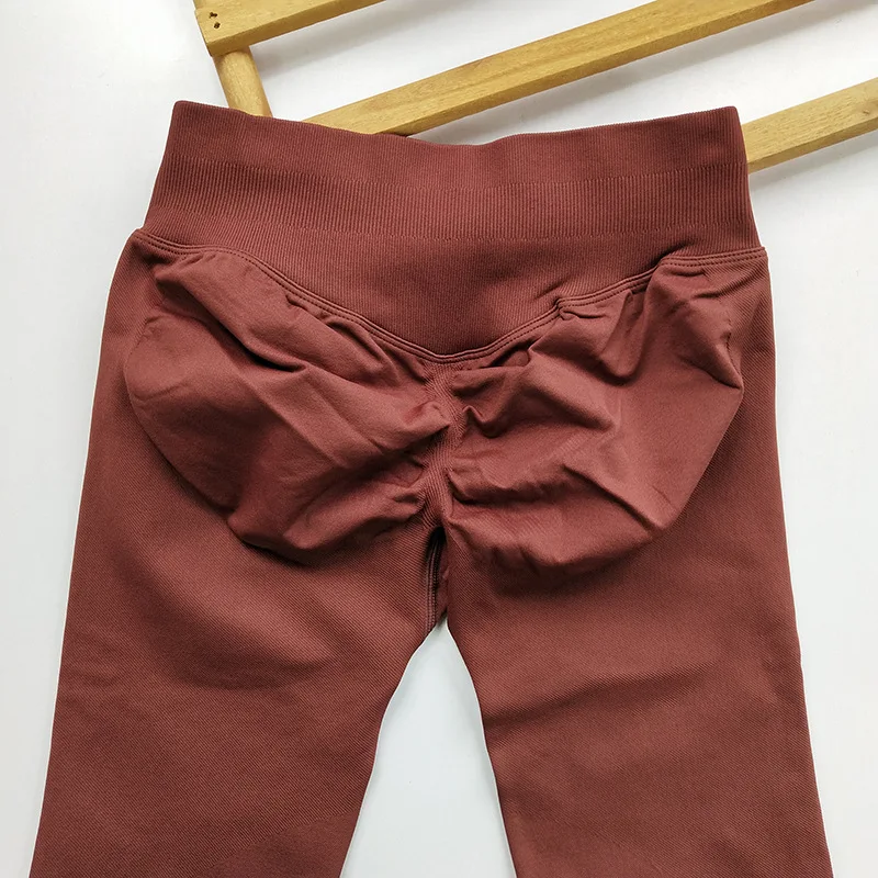 Naadloze cropped leggings voor dames - Peach Butt-Enhancing & Lifting voor yoga, hardlopen & fitness