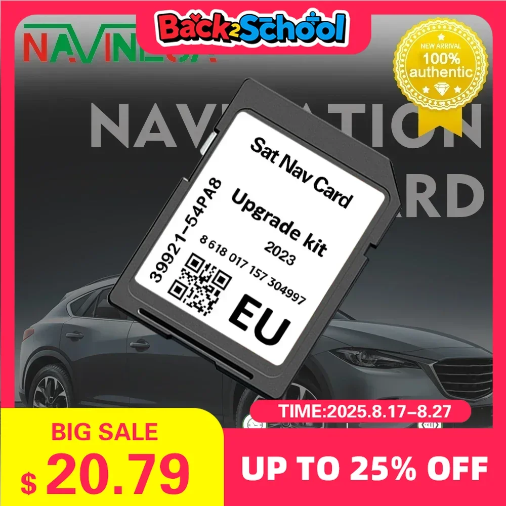 

SLDA 2023 for SUZUKI VITARA from 2014 to 2021 Automobile Car Navigation Maps GPS Tracking SD Memory Card Cover Europe UK