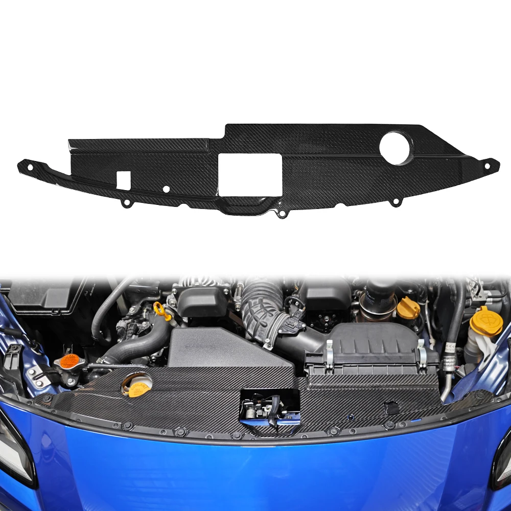 

For Toyota GR86 For Subaru BRZ 2022up Dry Carbon Fiber Engine Compartment Baffle Cover Radiator Panel Trim