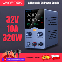 Wanptek DC Power Supply Adjustable 30V 10A 60V 5A 120V 3A with USB Output Display  Laboratory Bench Power Supply