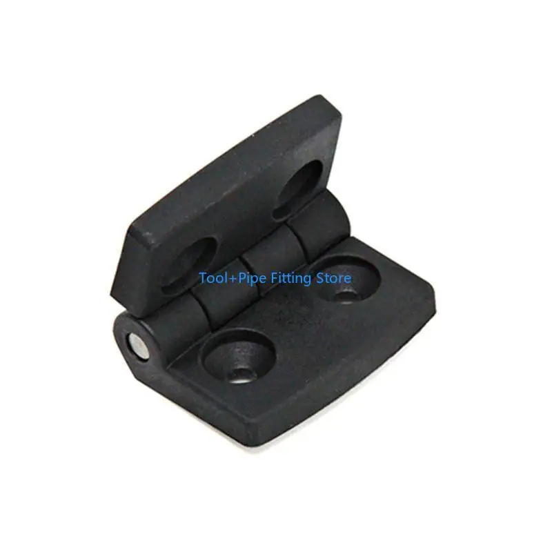 F92B 10 Pcs Plastic Folding Hinge Light Duty Furniture Door Butt Hinges Door Hardware