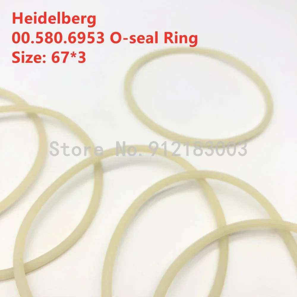 Free Shipping Best Quality Heidelberg 00.580.6953 O-seal Ring Size: 67*3 Rubber Ring For Offset Machine Spare Parts