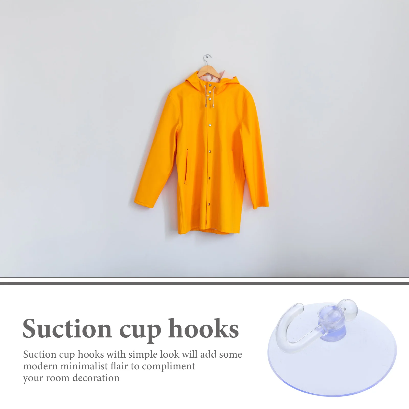 

40pcs Clear Suction Cup Hooks Reusable For Bathroom Kitchen Shower Wall Mount Hanging Storage Organizer Suction Hooks For