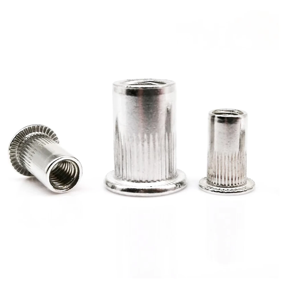 

70/205pcs/box Aluminum Insert Nutsert Mix M3 M4 M5 M6 M8 Size Set Assortment Kit Flat Head High Quality