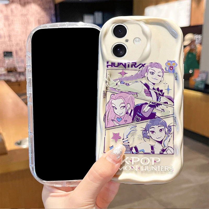 KPop Demons Hunters Clear Case For iPhone 17 Air 16E 16 15 14 Plus 13 12 11 Pro Max SE 2020 SE4 7 8 Silicone Shockproof Cover