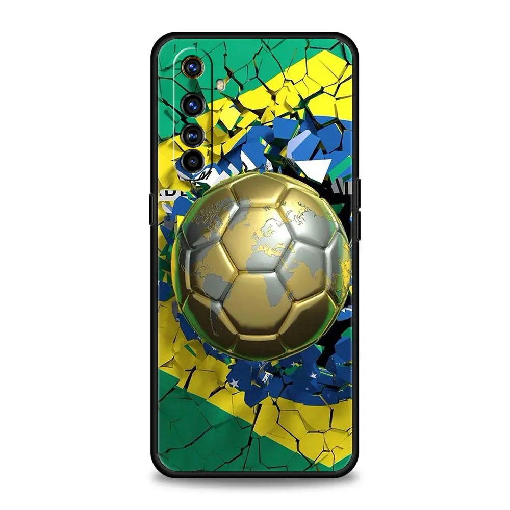 Soccer ball Football Field For Realme GT Neo 2 3 3T Phone Case For Realme 10 9 8 5G 7 6 GT2 Pro Plus 9i 8i C21 C11 C25 C35 Cover image 6