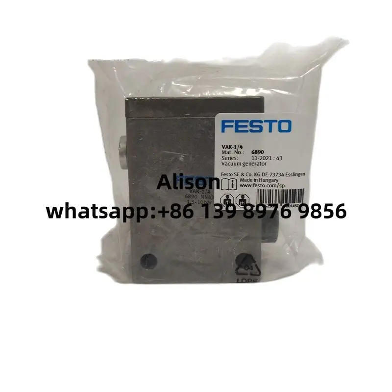 Festo 6890 VAK-1/4 vacuum generator