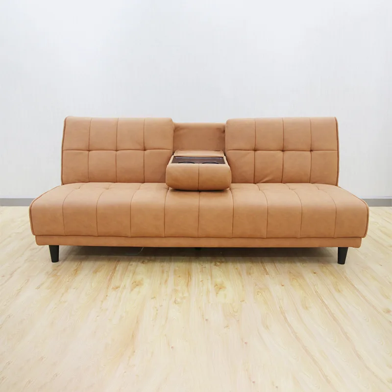 Small apartment home sofa style living room office fabric sofa multi-functional lunch break