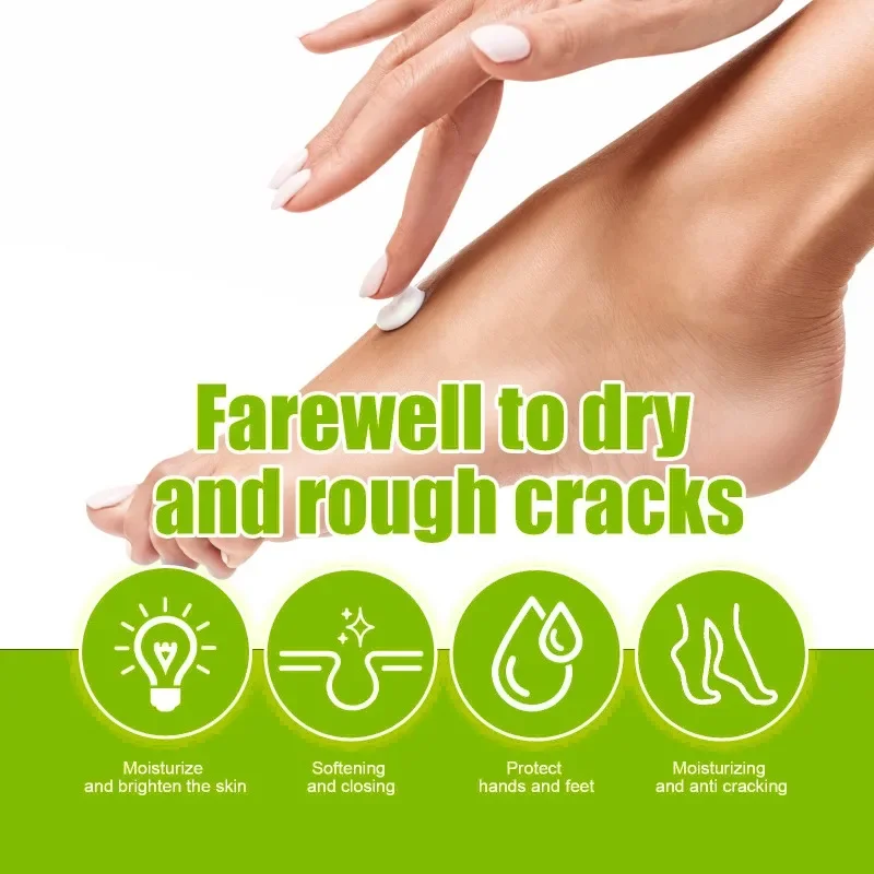 100g Anti-Drying Crack Foot Cream Heel Cracked Repair Cream Removal Dead Skin Moisturizing Hand Feet Mask Foot Care for Family