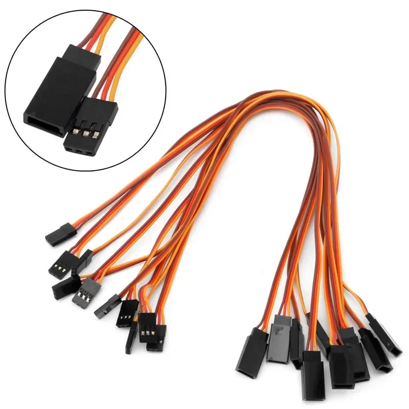 10PCS Male To Female Servo Extension Lead Wire Cable 30Core
