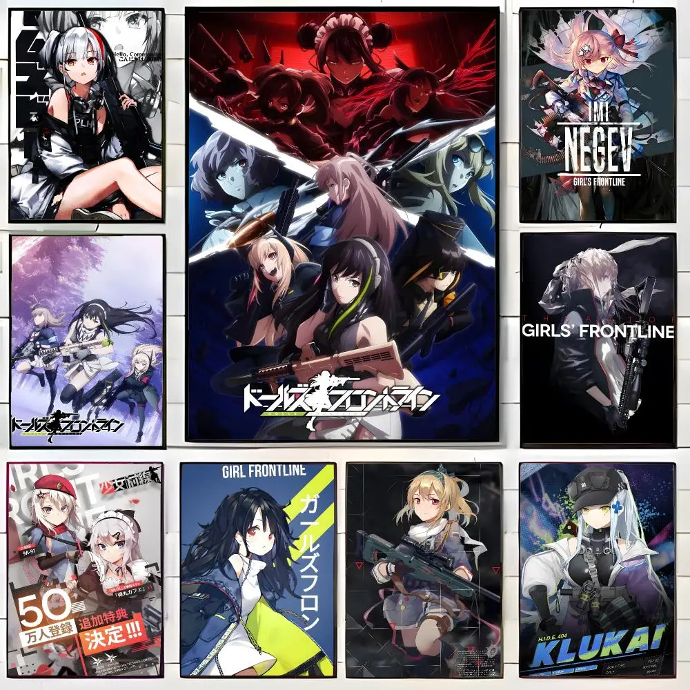 tactical game G-Girls Frontline Poster Wall Art Print Decorative Mural Home Decor Gift Unframed