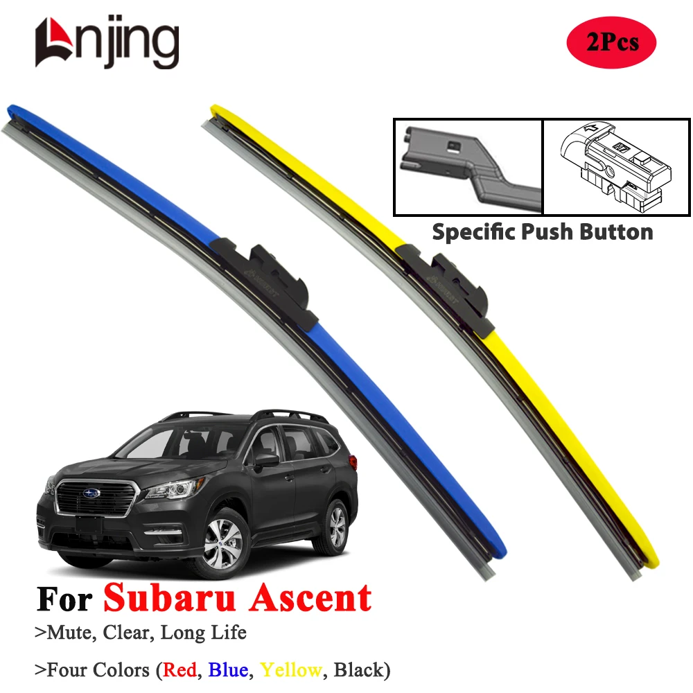 

LNJING Colorful Wiper Blades For Subaru Ascent SUV 2019-Now