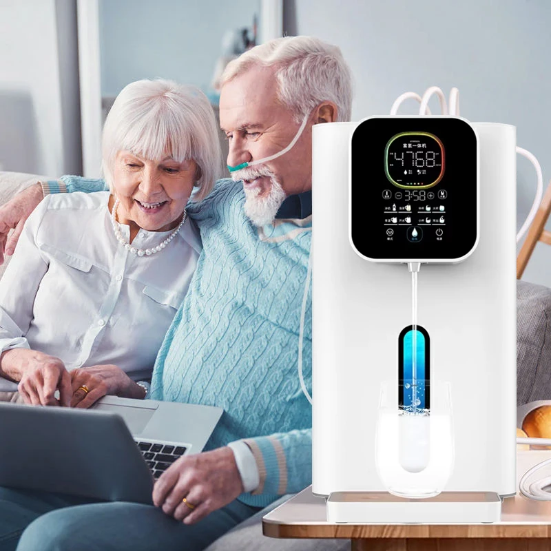 

99.99% Purity H2 Rich Water Dispenser 2500ppb Hydrogen Water Generator Purifier Machine Household Alkaline Ionizer Maker