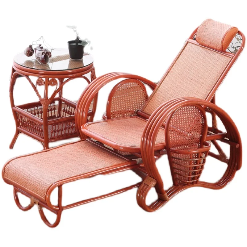 

Natural, true vine, folding, lounge chair, elderly, leisure, beach