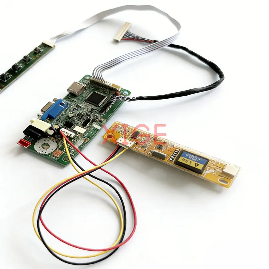 

Display Drive Controller Board Fit N141XC N141XB N141X7 N141XA 1024*768 VGA HDMI-Compatible 1-CCFL 30 Pin LVDS 1024x768 Kit DIY