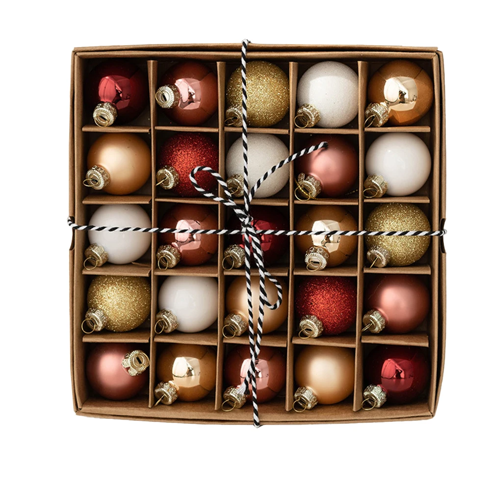 

25 Pcs Christmas Balls Set Perfect Decoration For Your Christmas Tree Or Parlor For Home Ornaments/ Christmas Tree Pendants