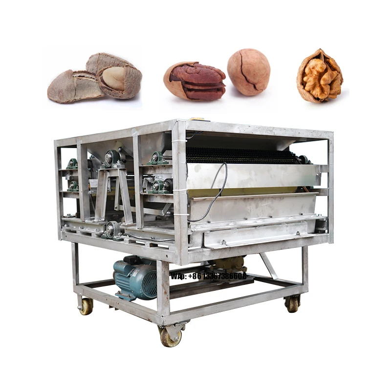 

Automatic Sheller Peeling Grading Africa Nut Opener Nut Opening Shell Breaker Remover Machine