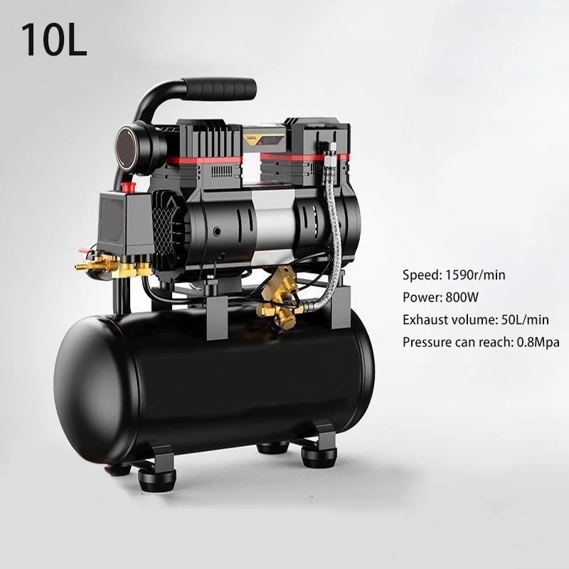 Silent Air Compressor 800W 30L 20L 10L For Home Car Repair Tire Inflation Paint Spraying Portable Air Pump Air Compressor