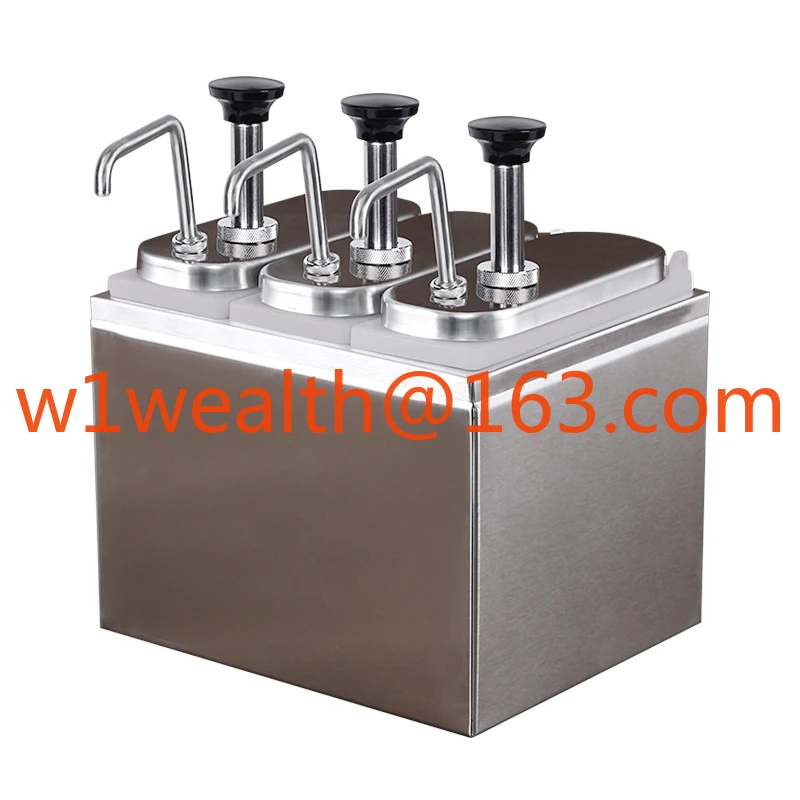 

Special stainless steel sauce pump for milk tea shop, jam fructose syrup sugar pressing bottle pressing extrusion quantitative
