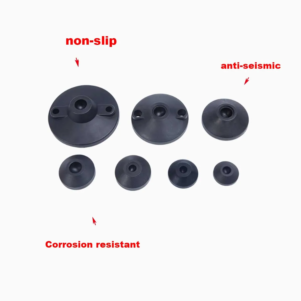 Nylon Universal Foot Chassis/Adjustable Support/Plastic Foot Pad Machine Foot Accessories