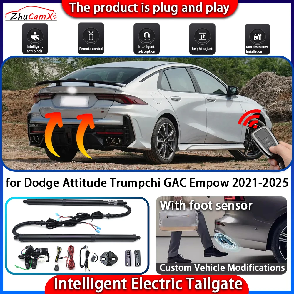 Smart Powered Tailgate System for Dodge Attitude Trumpchi GAC Empow 2021-2025 Automatic Intelligent Electric Trunk Lift Kit