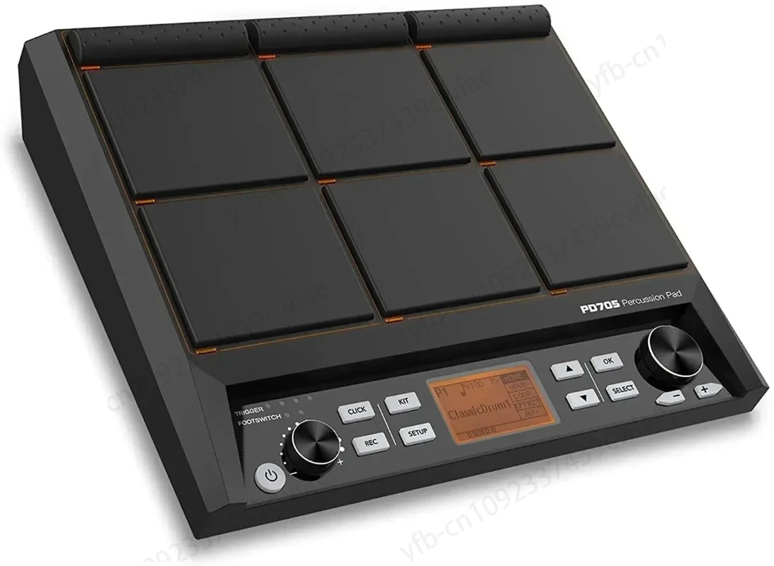 PD705 Percussion Pad 9-Sample Pad All-in-one Multipad Tabletop Electric Drum Set