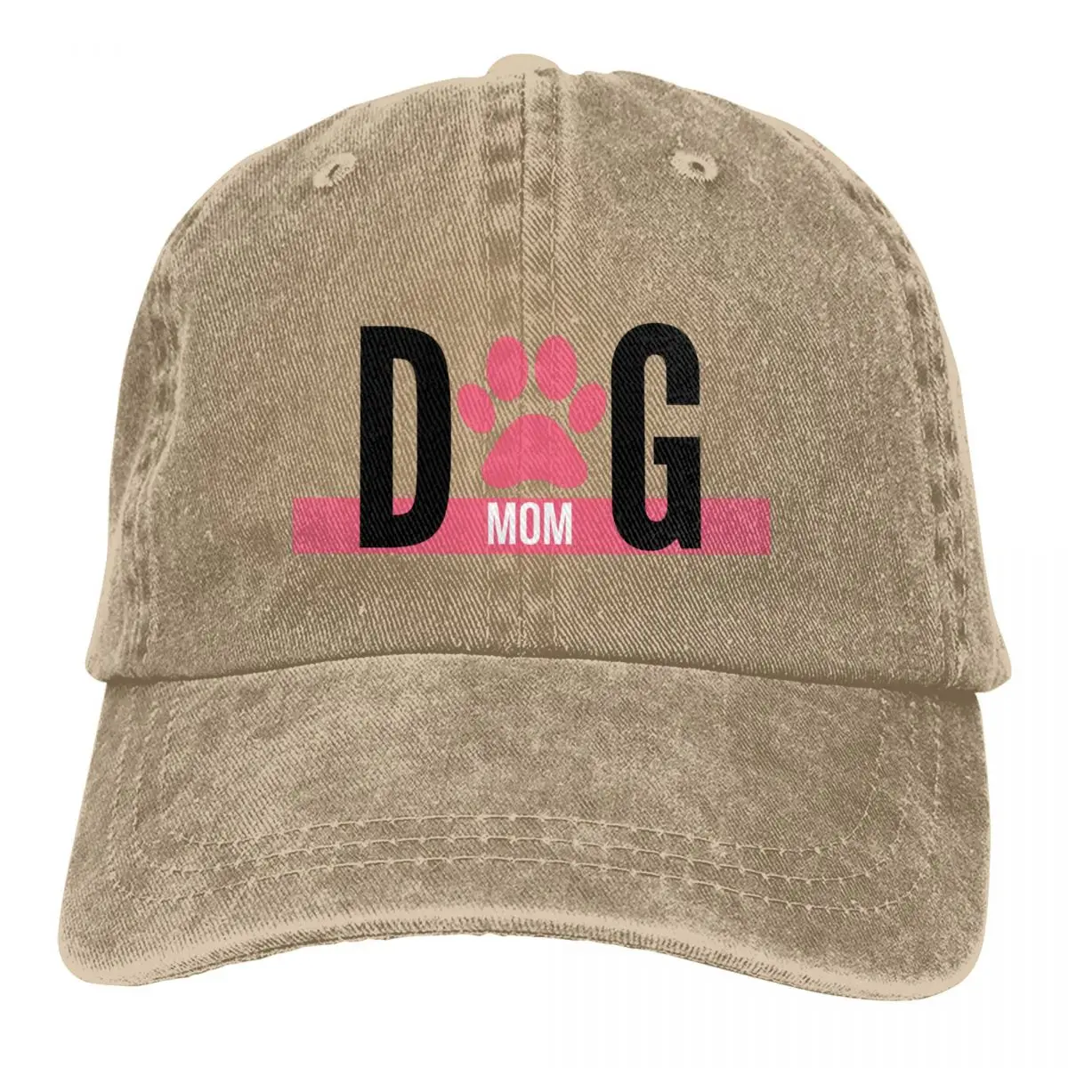 Dog Mom Accessories Men Women Baseball Cap Distressed Denim Washed Hats Cap Vintage Outdoor Activities Adjustable Fit Sun Cap