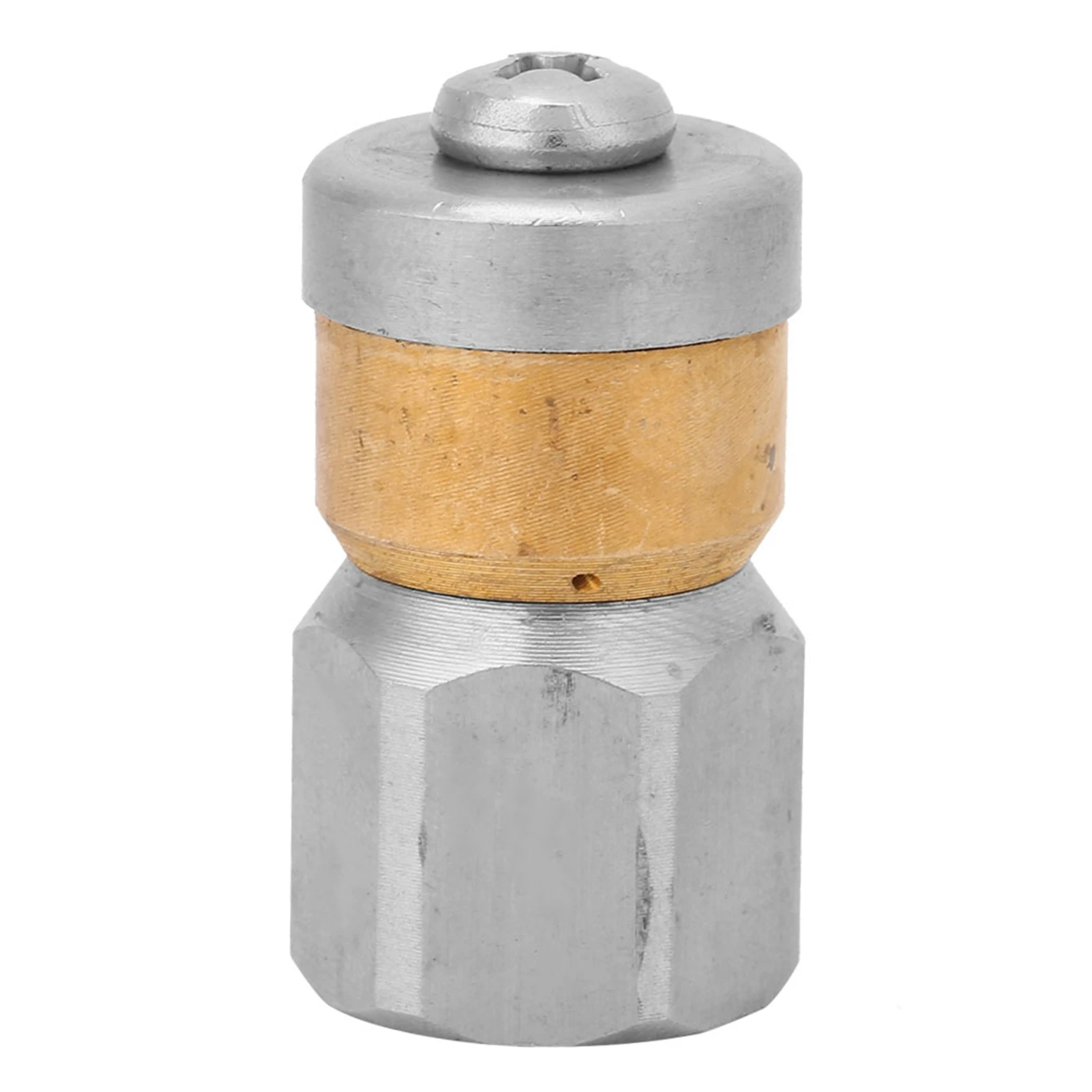 

Нержавеющая сталь, очистка канализационных труб под давлением, сливная моющая вращающаяся насадка 1/4BSP, новая женская