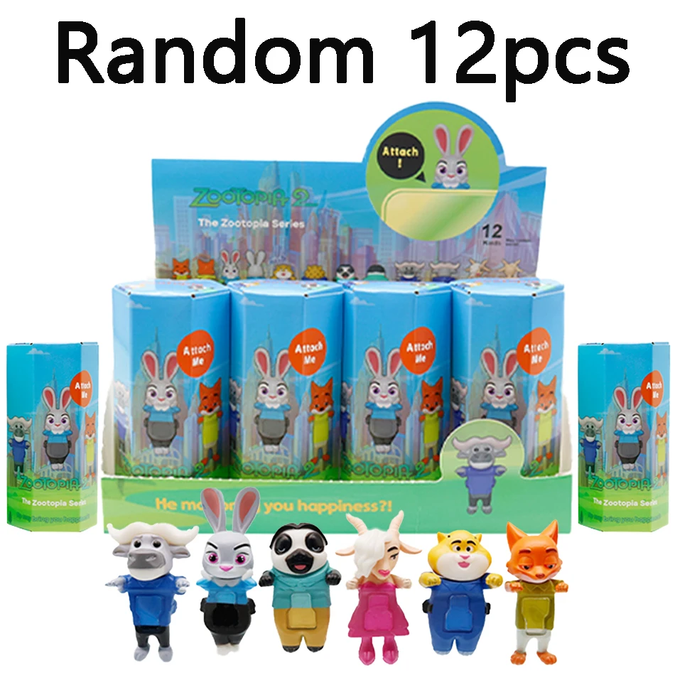

Zootopia 2, мини-фигурки аниме, слепая коробка, тайна, кавайный орнамент, куклы, детское украшение для телефона, кавайный рождественский подарок