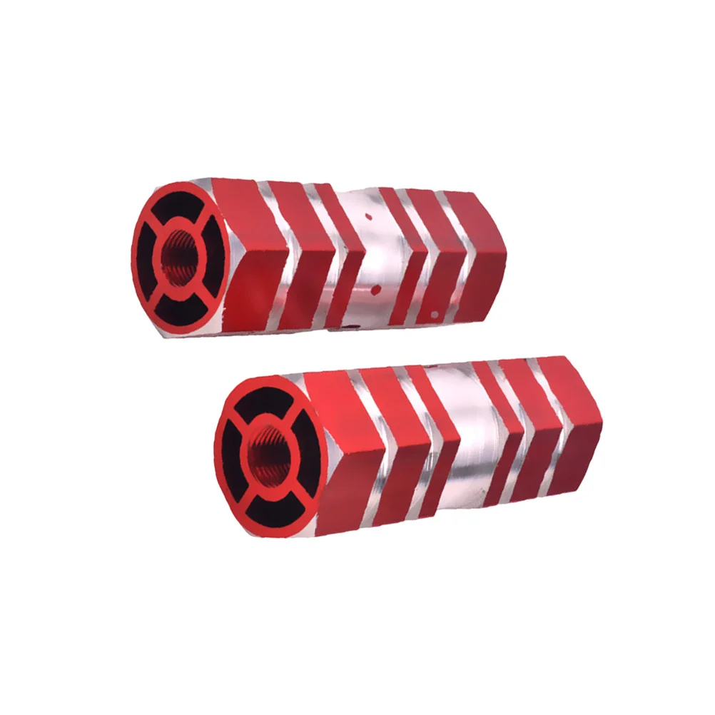 

Aluminum Alloy Footpeg Sturdy Bike Pedal Cylinder For Mountain Bicycle Repairing Long Lasting Peg Accessory Silver