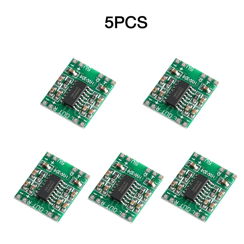 1/5pcs PAM8403 2×3W Mini Digitale Versterker Board Module Klasse D Stereo Audio Eindversterker 5V Voeding Groothandel Dropshipp