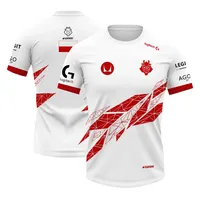 Summer G2 ESports CS GO Games Team Uniform T-shirt National Sports Jersey Training T shirt New Casual Breathable Boys Game Tees