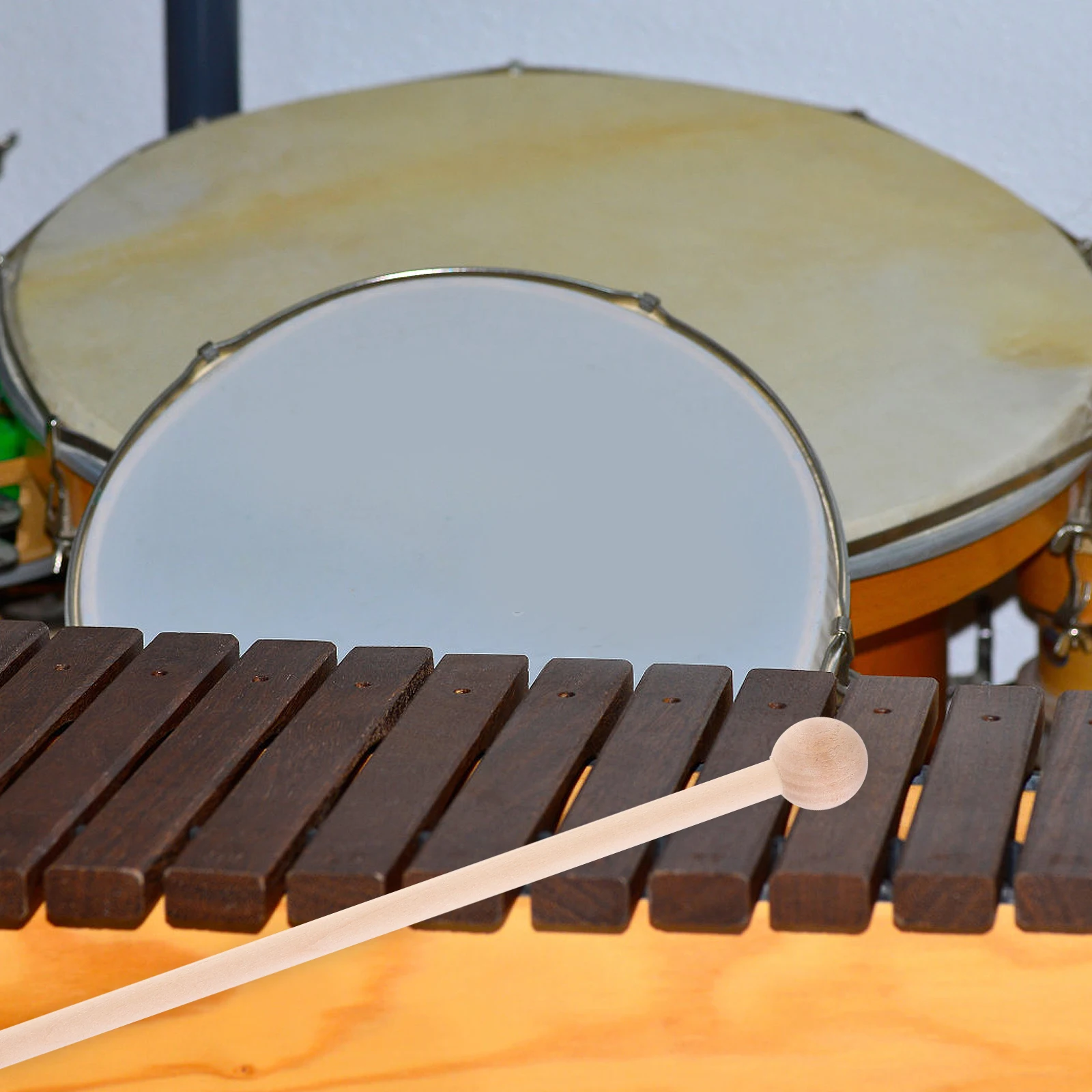 

6pcs Wood Mallets Hardwood Ball End Sticks For Marimba Xylophone Rhythm Training Musical Instrument Accessories Percussion