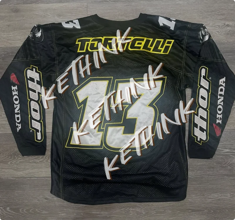 

Quick Dry Honda Motorcycle Jersey, Tortclli Long Sleeve Breathable Riding Shirt Y2K Dirt Bike and Mountain Racing, Daily Gear