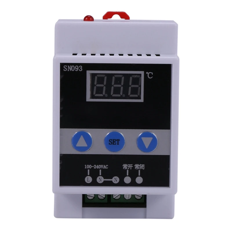 Hot-TMC-6000 110-240V Guide Rail Thermoregulator Digital Temperature Controller Thermostat Refrigeration Heating Temperature Con