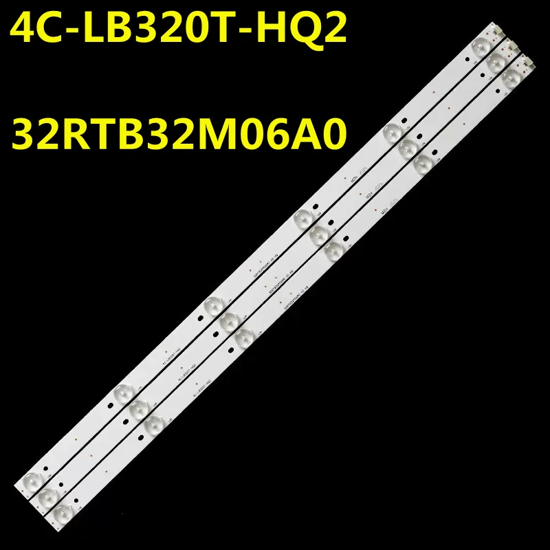 3PCS LED Strip 6 Lamps For Philco PH32F33G ph32f33dg DL3261(A)W 4C-LB320T-HQ2 32RTB32M06A0 32ED05U-01B T32ED-06U-01B LVW320CSDX