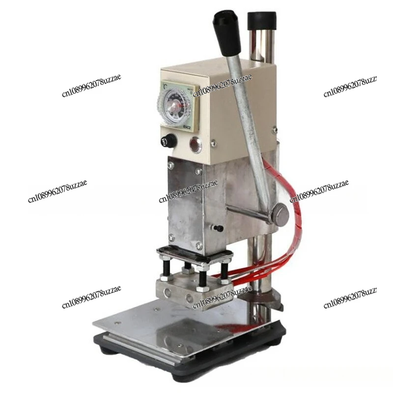 5 * 7Cm Small Board Manual Bronzing Machine Leather Branding Marking Wheat Press Pu Business Card Pvc Coding Machine