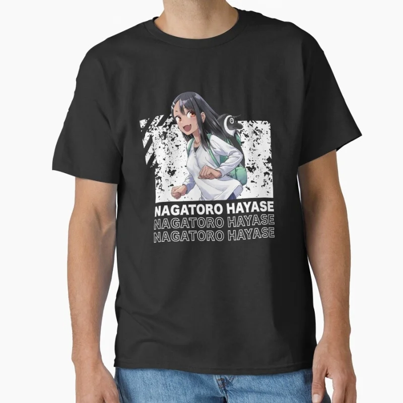 

1030 Dont Toy With Me Nagatoro Hayase Gift for Anime lover 100% cotton Y2K clothes O -Neck Short Sleeve Graphic T-Shirt S-6XL