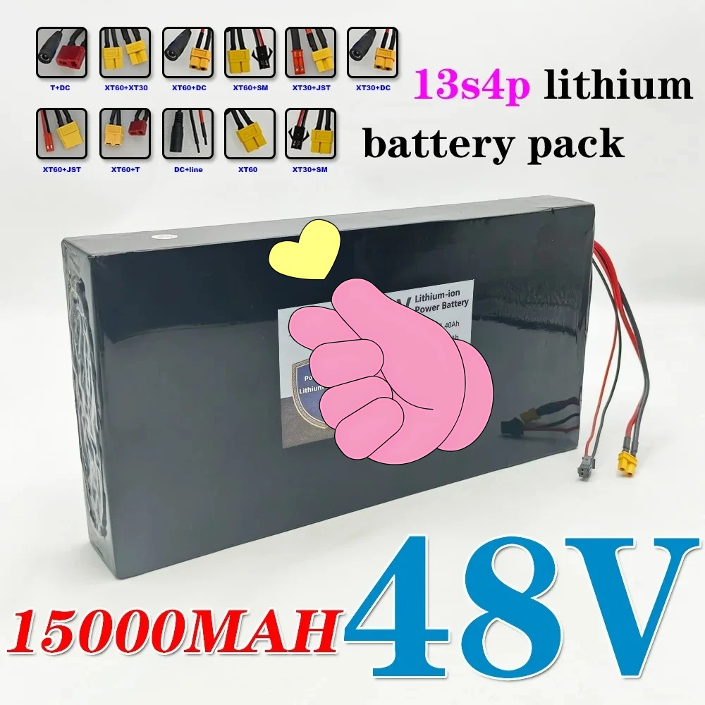 

For Kugoo C1 Electric Scooter Powerful Motor 18650 Lithium Battery 13S4P battery pack 48V 15000MAh